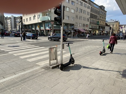 E-Scooter Landstraße - Bürgerstraße bei ATA 21042021