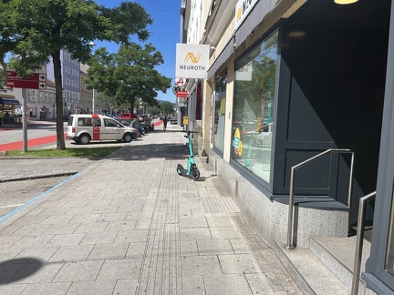 E-Scooter Wiener Straße 55 12-08-2023